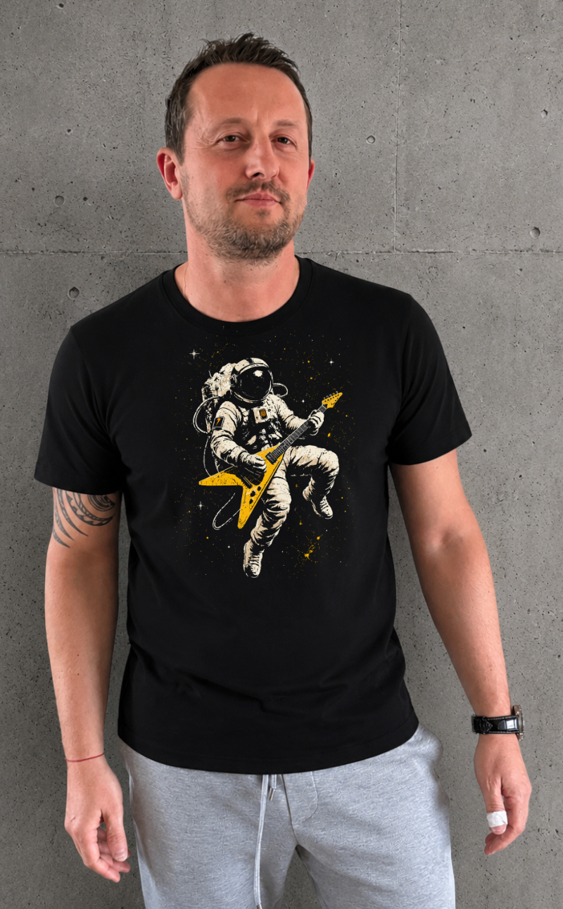 T-shirt Unisexe Streetwear Astro Musicien - Electric Anger