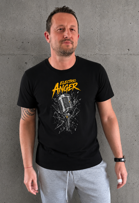 T-shirt Unisexe Streetwear Micro - Electric Anger